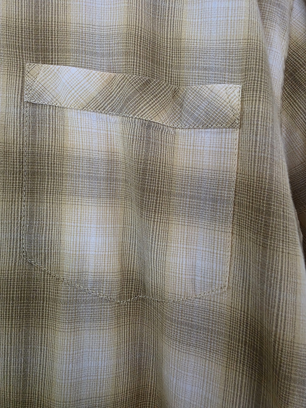 Horny Toad Toad&Co Plaid 100% Organic Cotton Short Sleeve Button Down Large - Picture 5 of 15
